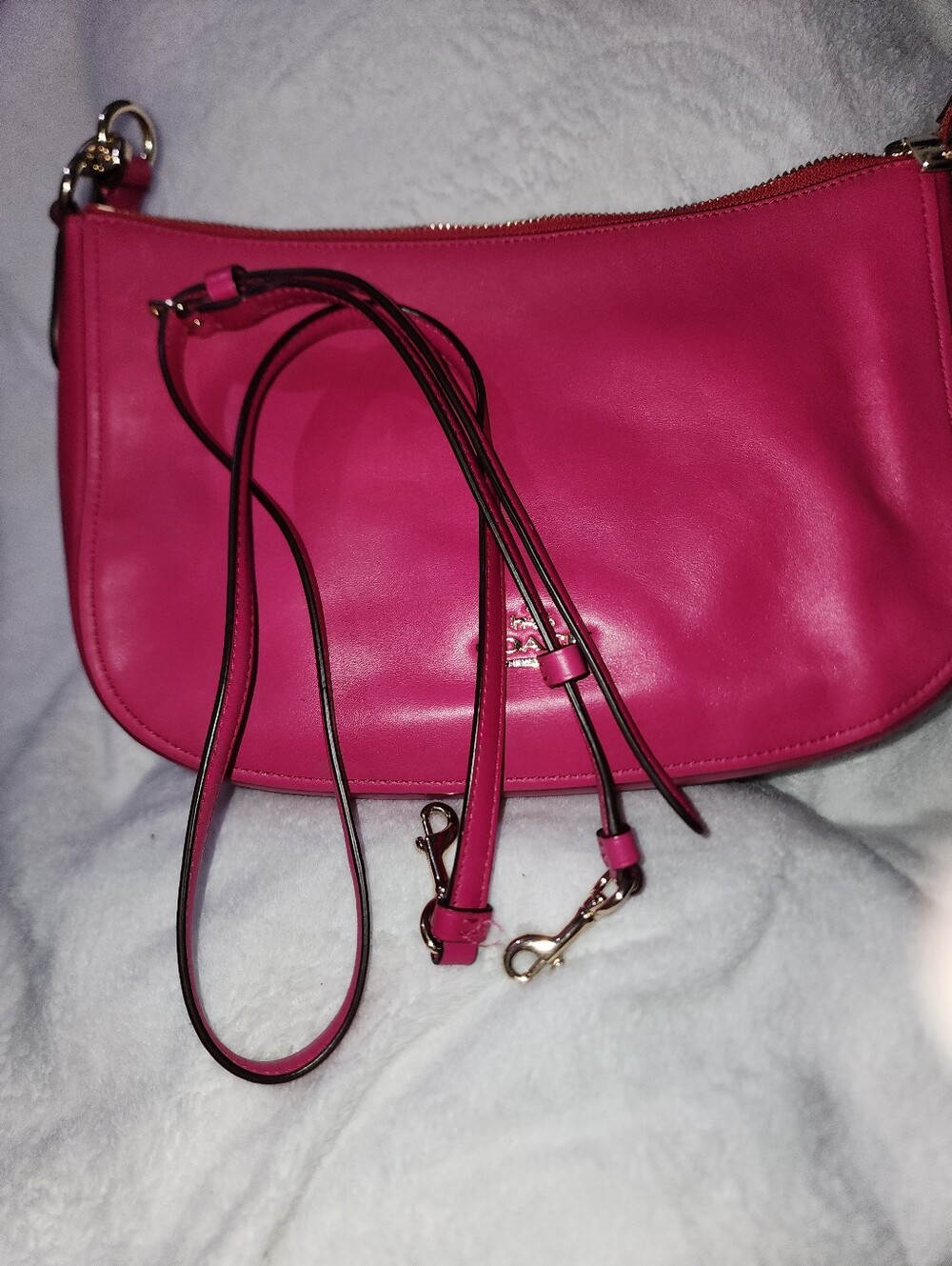 Coach Chelsea Pink Two-Way Crossbody/Shoulder Bag - Picture 5 of 9